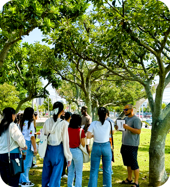 E-アドベンチャーの体験の様子の写真